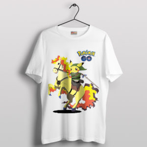 Thunderbolt Ride Pikachu Zelda White T-Shirt