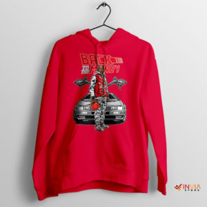 Time-Traveler's Back to the Money Jordan Red Hoodie