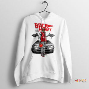 Time-Traveler's Back to the Money Jordan White Hoodie