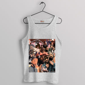 Tour Tales Brent Faiyaz Collage Sport Grey Tank Top
