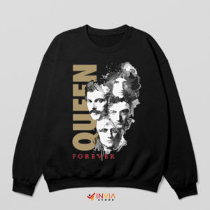 Tribute Queen Forever Music Art Black Sweatshirt