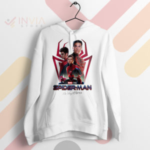 Triple the Parker Power Spider-Man White Hoodie