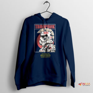 Troopunk Storm Rebel Kiss Band Navy Hoodie