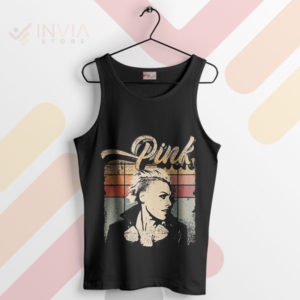 Try Old School Pink Fan Art Retro Tank Top