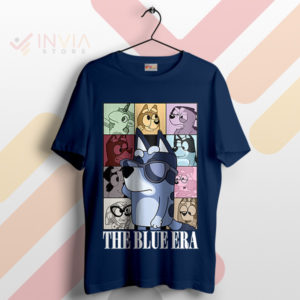 Ultimate Bluey in Swift’s The Eras Tour Navy T-Shirt