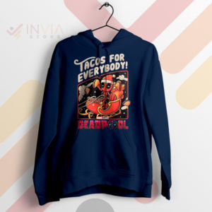 Ultimate Deadpool Tacos for Everybody Navy Hoodie
