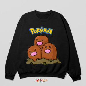 Underground Guardians Dugtrio Trio Black Sweatshirt