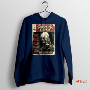 Vecna Comic Adventure Stranger Things Navy Hoodie