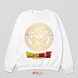 Vegeta Fashion Veins Saiyan Elegance White Sweatshirt