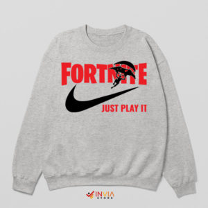 Victory Royale Ready Just Play It Sport Grey Sweatshirt