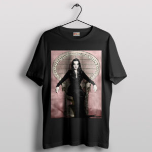 Vintage Carolyn Jones as Morticia Addam Black T-Shirt