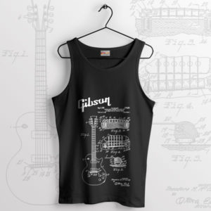 Vintage Inspiration Gibson Blueprint Tank Top