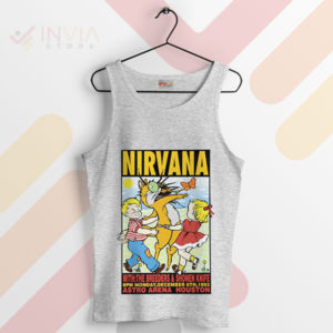 Vintage Nirvana Astroarena '93 Tour Nostalgia Sport Grey Tank Top