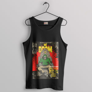 Vintage Villainy MF Doom Comic Black Tank Top