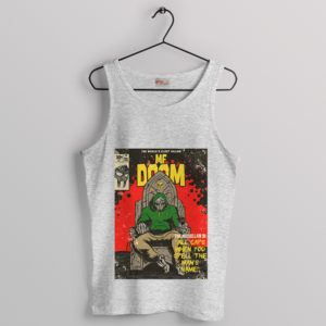 Vintage Villainy MF Doom Comic Sport Grey Tank Top