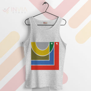 Vintage Vinyl Bon Iver Album Art Fan Sport Grey Tank Top