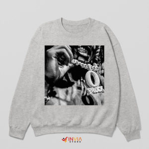 Von's World O Block Cover Art Sport Grey Sweatshirt