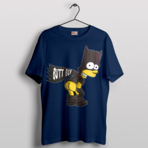 Wacky World of Butt Boy Bart Navy T-Shirt