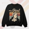 Walk Me Home Vintage Glam Pink Sweatshirt