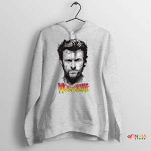 Warrior Hugh Jackman Vintage Wolverine Sport Grey Hoodie