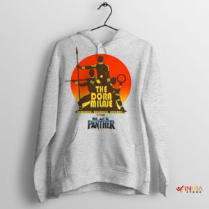 Warrior Spirit Dora Milaje Wakanda Sport Grey Hoodie