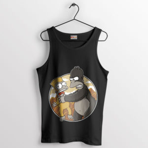 Wear Our King Kong Homer And Bart Black Tank Top