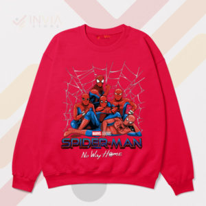 Wear Our No Way Home 3 Spider-Man Red Sweatshirt