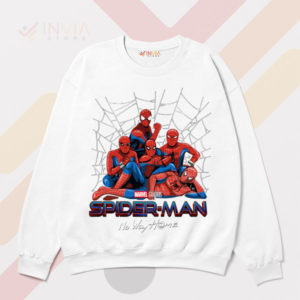 Wear Our No Way Home 3 Spider-Man White Sweatshirt