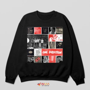 Wear Your Love for 1D All Albums Black Sweatshirt