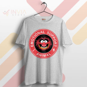 Wear Your Muppet Love Support Animal Sport Grey T-Shirt