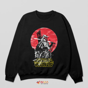 Wear the Darth Vader Samurai Black Sweatshirt
