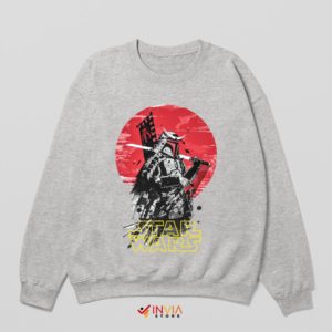 Wear the Darth Vader Samurai Sport Grey Sweatshirt
