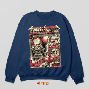 Wear the Dread with Our Horror Icons Navy Sweatshirt