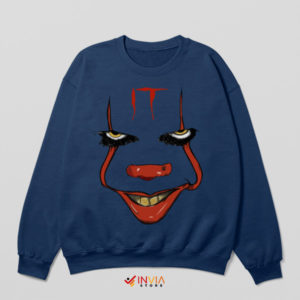 Wear the Fear Pennywise Face IT Navy Sweatshirt