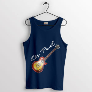 Wear the Les Paul Guitar Signature Navy Tank Top