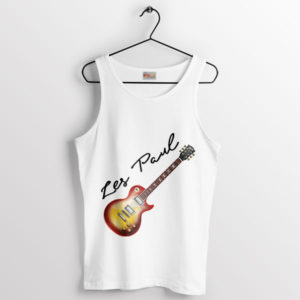 Wear the Les Paul Guitar Signature White Tank Top