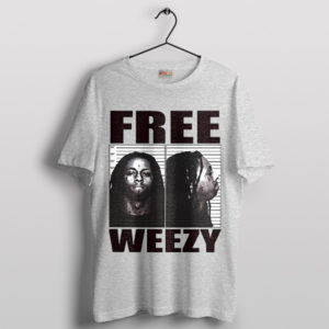 Weezy's Liberation Free Weezy Album Sport Grey T-Shirt