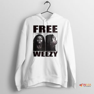 Weezy's World Unlocked Free Weezy White Hoodie
