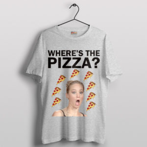Where's the Pizza Jennifer Lawrence Sport Grey T-Shirt