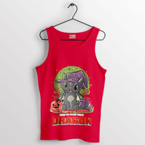 Wickedly Cute Toothless and Pumpkin Red Tank Top