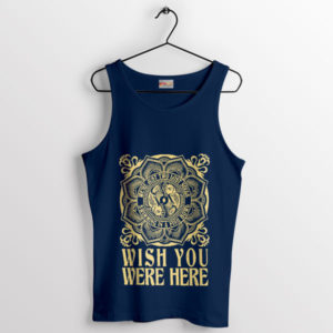 Wish You Were Here Floyd Music Navy Tank Top