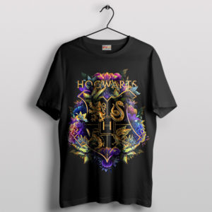 Wizardry Blossom Magic Hogwarts Legacy Black T-Shirt