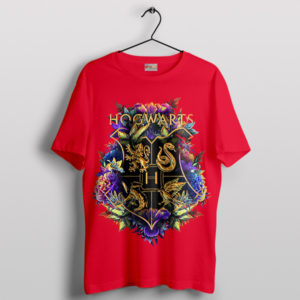 Wizardry Blossom Magic Hogwarts Legacy Red T-Shirt