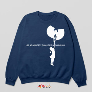 Worn Daily CREAM' Wu-Tang Lyrics Navy Sweatshirt