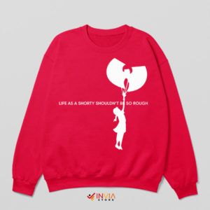 Worn Daily CREAM' Wu-Tang Lyrics Red Sweatshirt