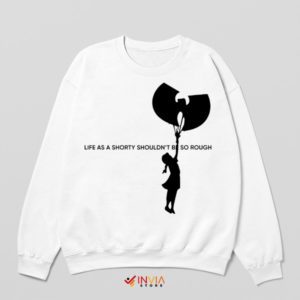 Worn Daily CREAM' Wu-Tang Lyrics White Sweatshirt
