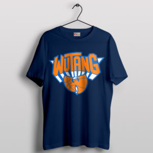 Wu-Tang Clan In NY Knicks Symbolize Navy T-Shirt