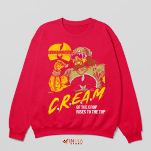 Wu-Tang Madness Macho Man Cream Red Sweatshirt