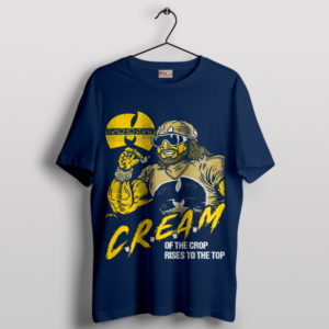 Wu-Tang Warrior Macho Man Cream Navy T-Shirt
