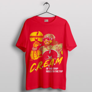 Wu-Tang Warrior Macho Man Cream Red T-Shirt